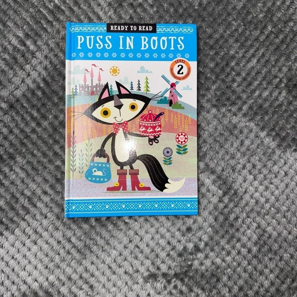 Ready to Read Level 2 Books Rapunzel and Puss in Boots Set Childrens‎